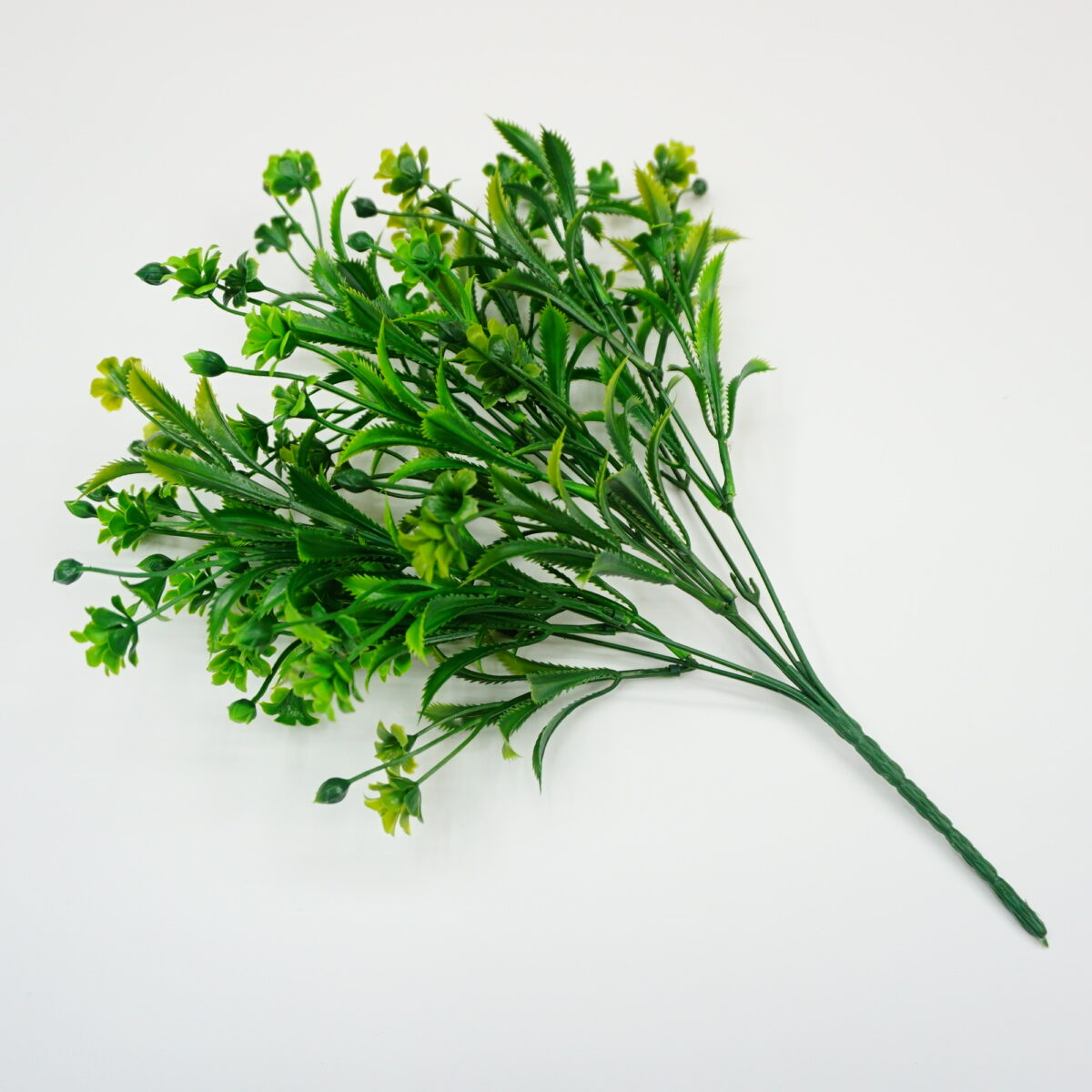 Artificial Shrub Plant – Mini Green Plastic Bush for Indoor Decor – Wholesale Supplier-1