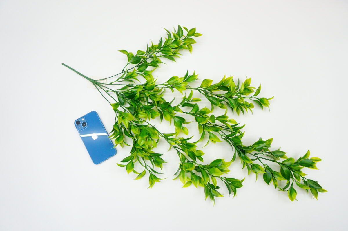 Artificial Bamboo Leaf Wall Hanging-15 - Image 4