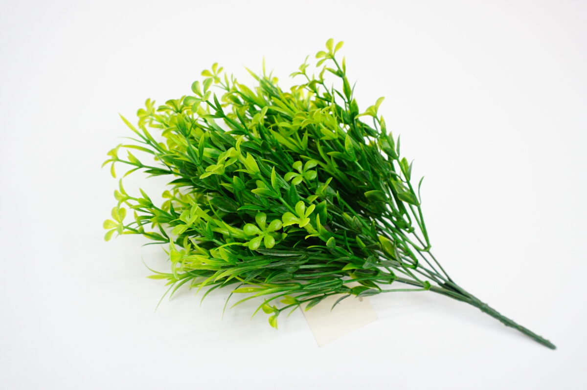 Artificial Shrub Plant – Mini Green Plastic Bush for Indoor Decor – Wholesale Supplier-37 - Image 4
