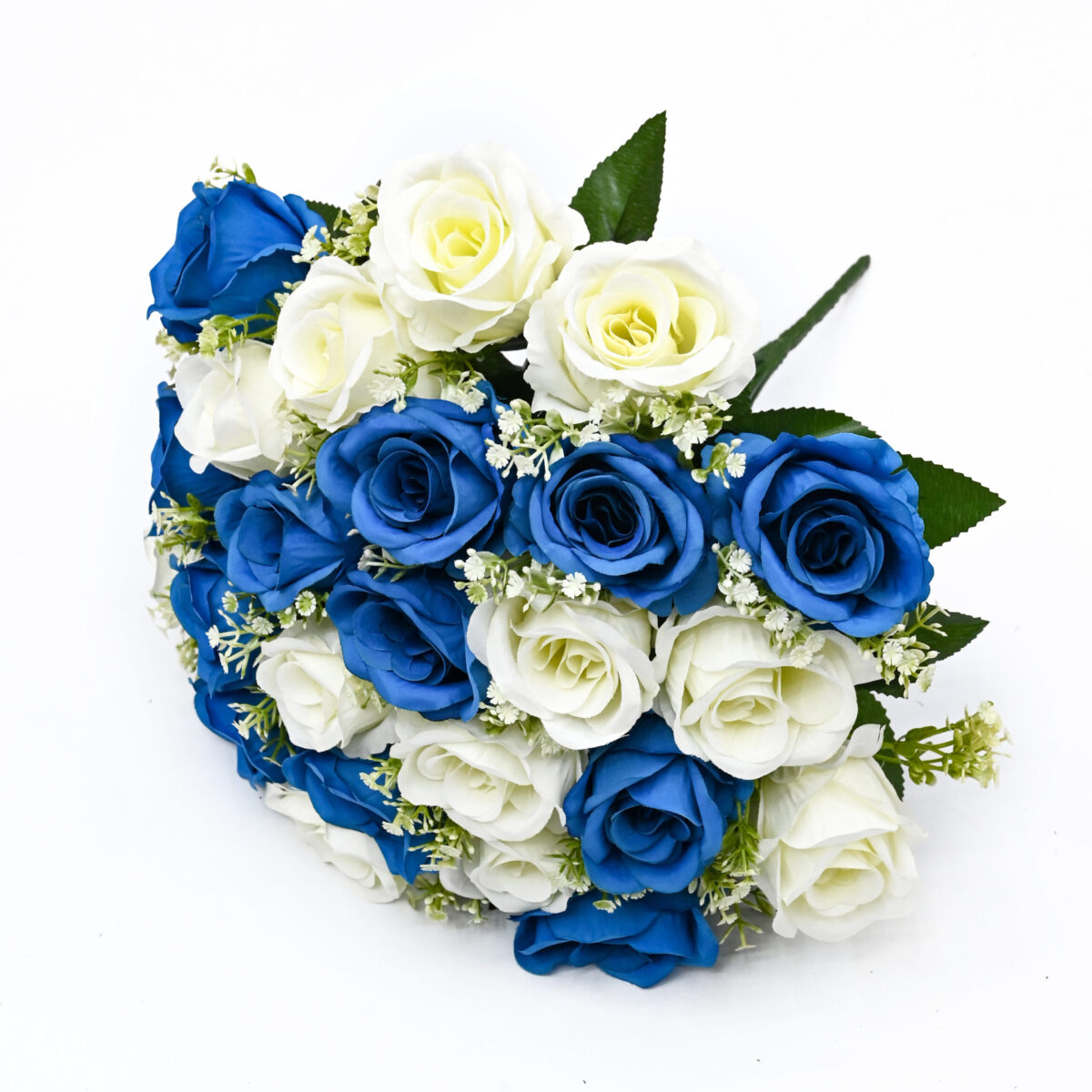 artificial pink and blue rose bouquet wholesale-6 - Image 2