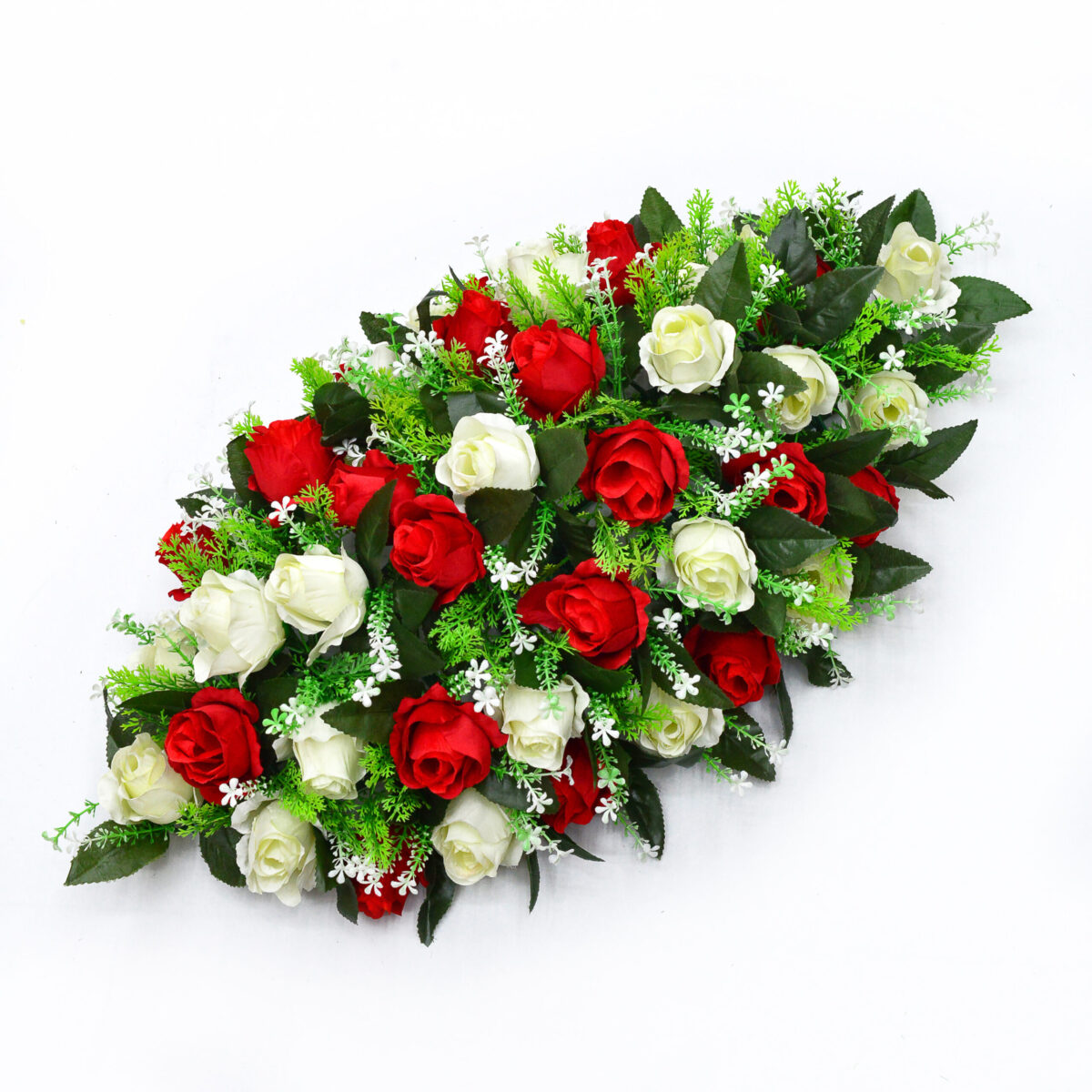 plastic flower table runner for banquet events-10 - Image 2