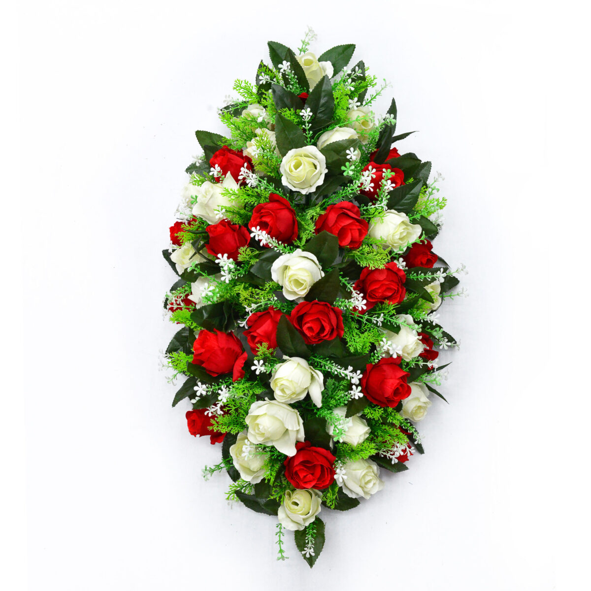 plastic flower table runner for banquet events-10