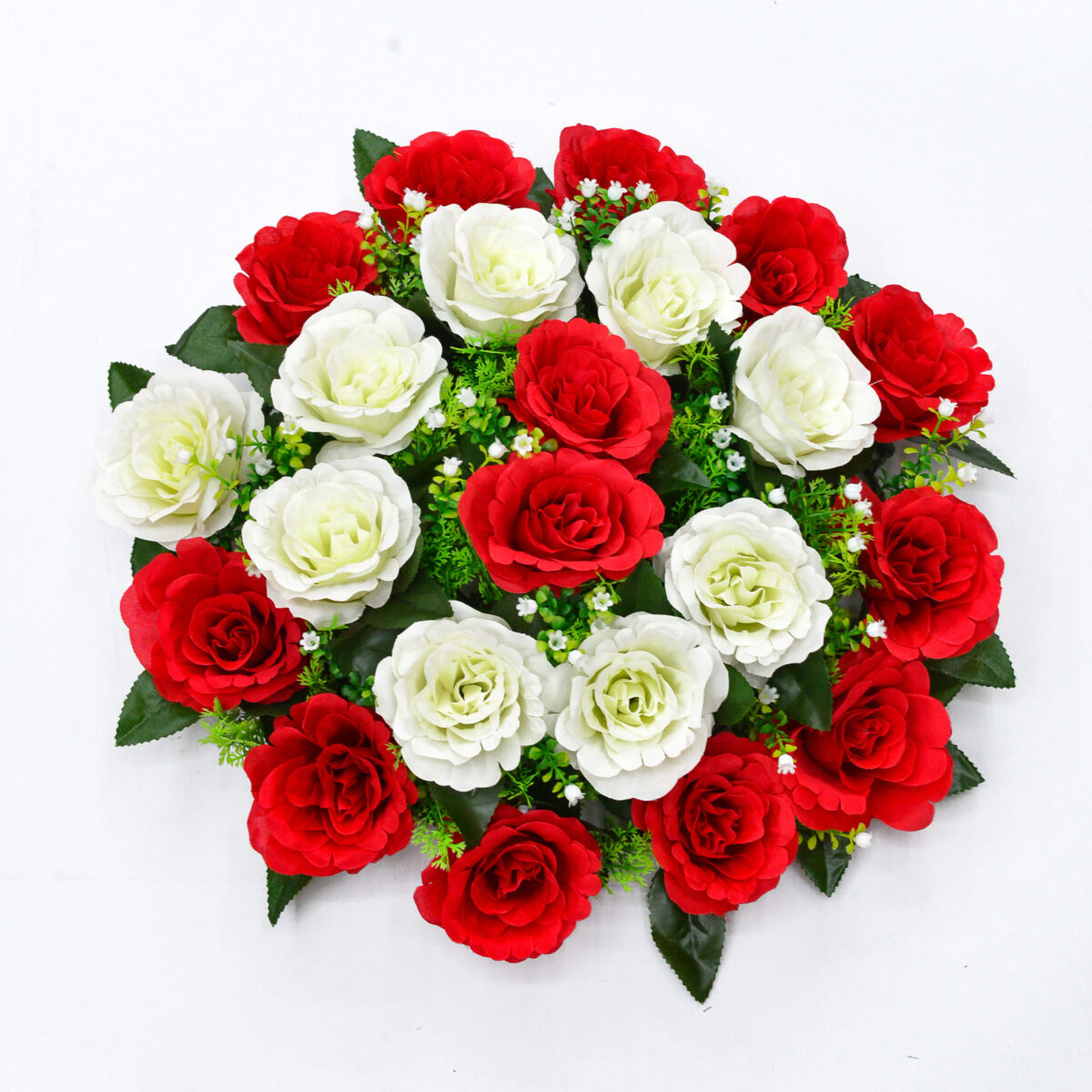 round artificial flower wall decor-11 - Image 2