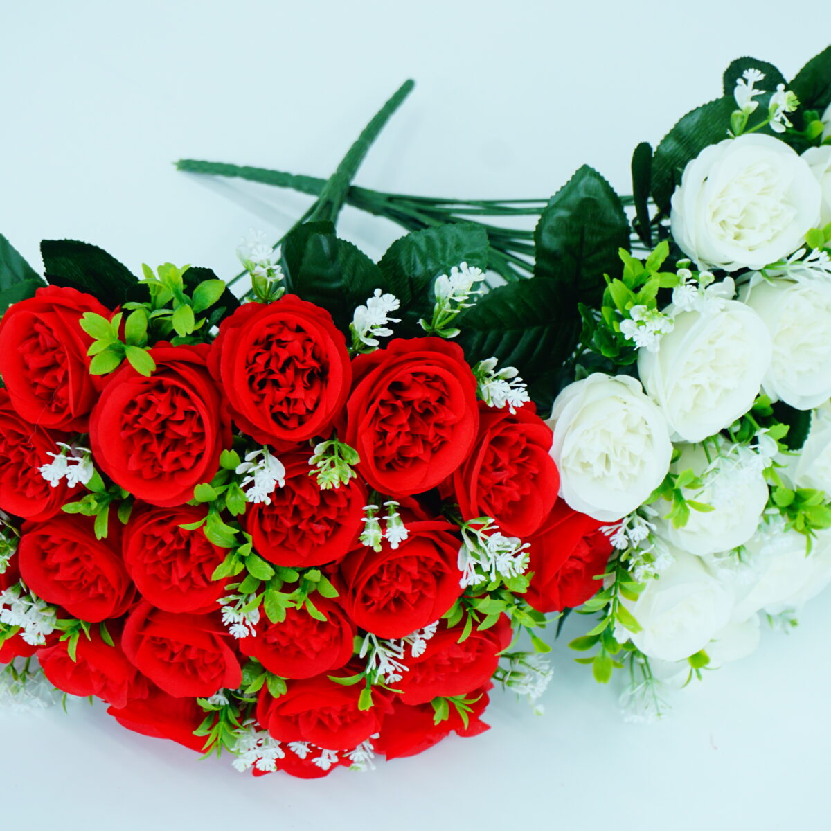 Valentine’s bouquet, romantic silk bouquet-45