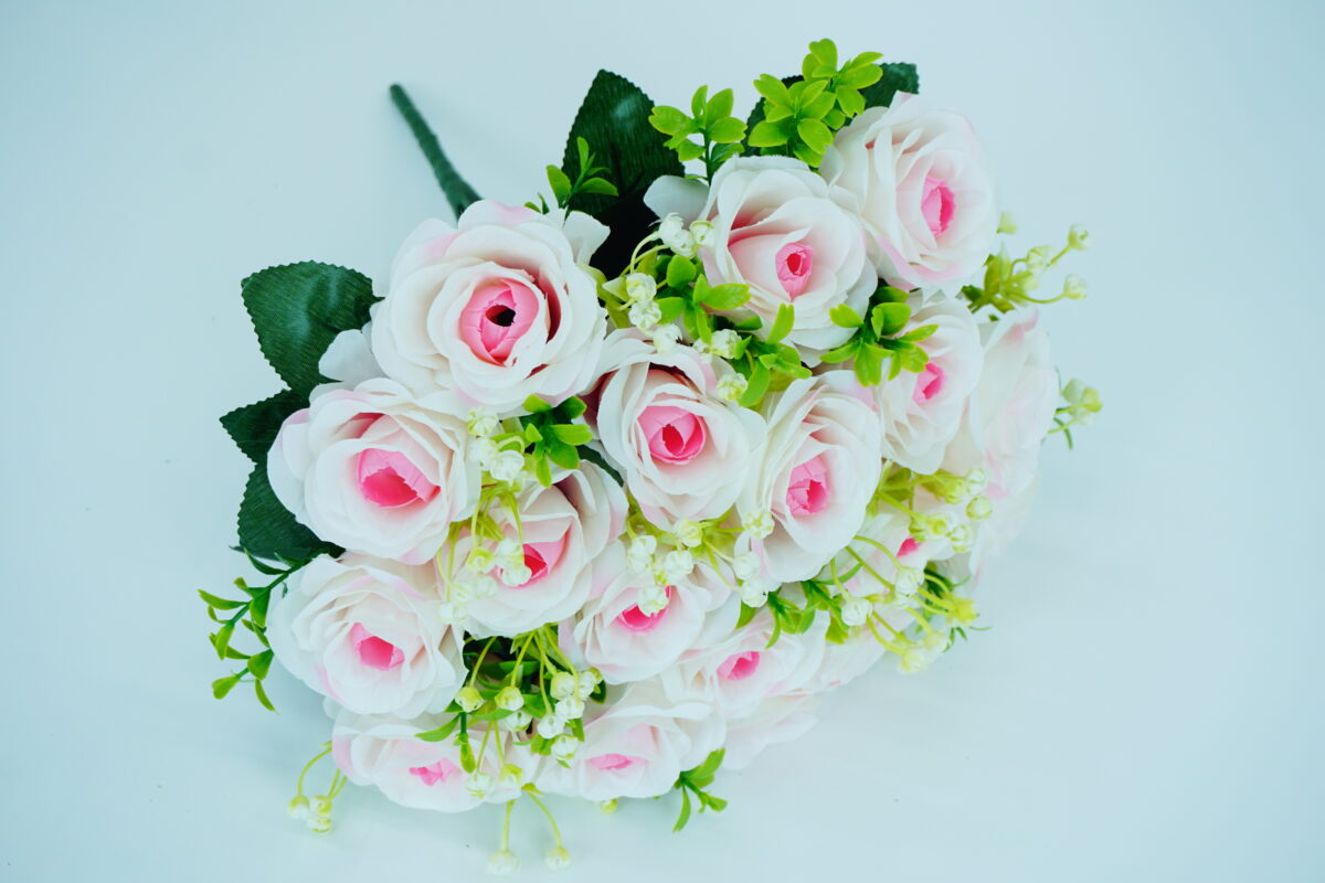 modern silk hand bouquet with flat design - Image 2