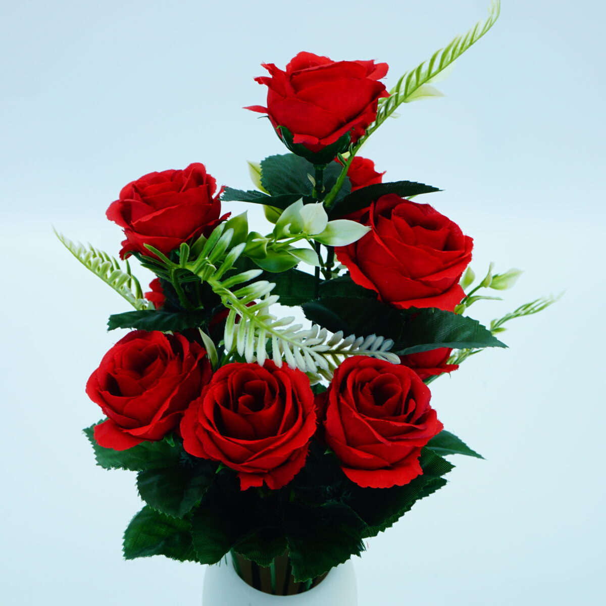 5-Color Mini Round Rose Flowers – Artificial Small Rose Heads for DIY & Home Decor-49