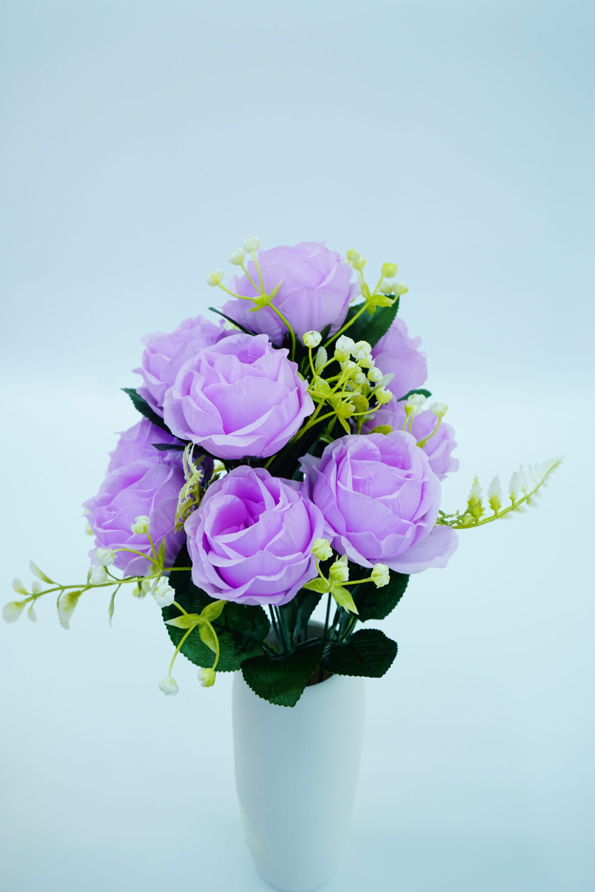 Low-Core Round Rose Flowers – Realistic Small Artificial Roses for Decoration-51 - Image 5