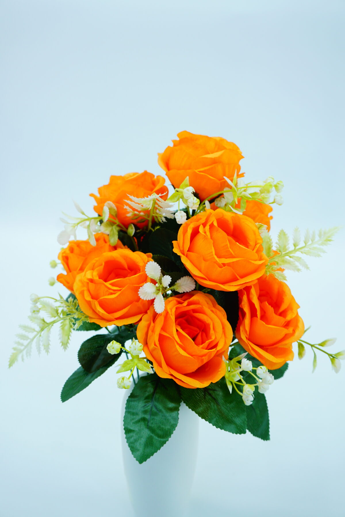 Low-Core Round Rose Flowers – Realistic Small Artificial Roses for Decoration-51 - Image 2