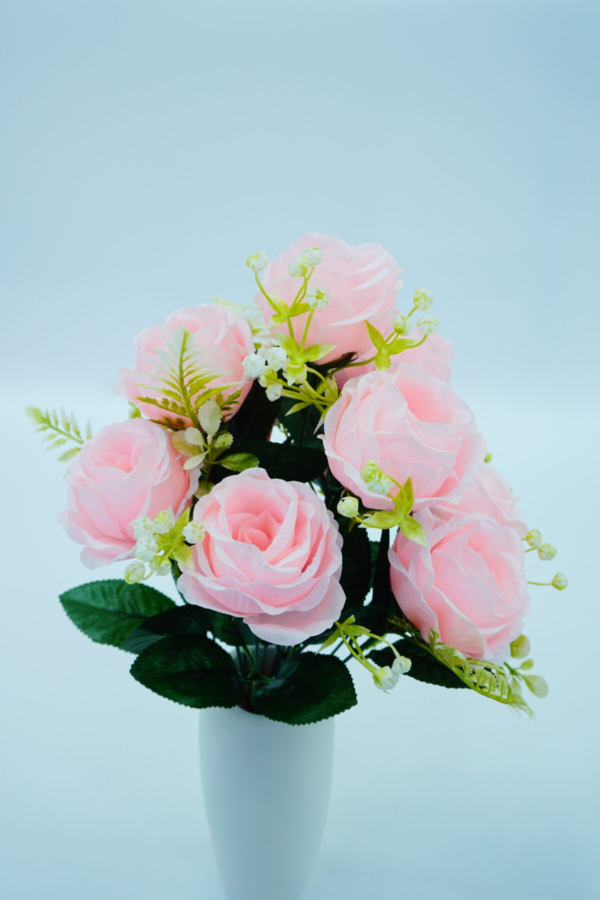 Low-Core Round Rose Flowers – Realistic Small Artificial Roses for Decoration-51 - Image 3