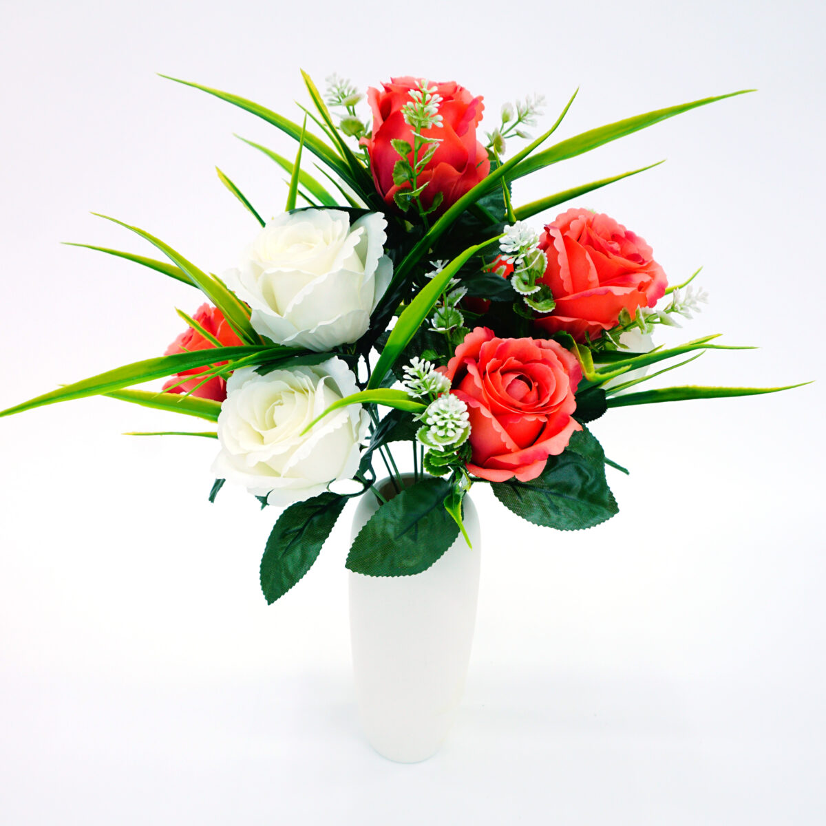 Mixed Color Artificial Tulip Bouquet for Vase Arrangement, Photography or Display