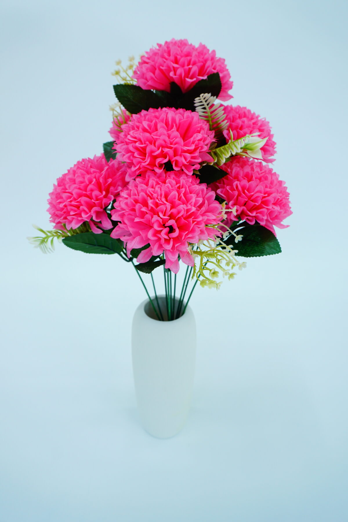 High-Quality Artificial Multi-Head Chrysanthemum Bouquet for Home Decoration - Image 3