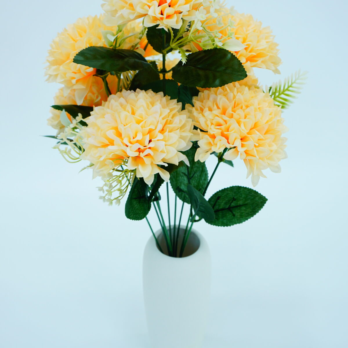High-Quality Artificial Multi-Head Chrysanthemum Bouquet for Home Decoration