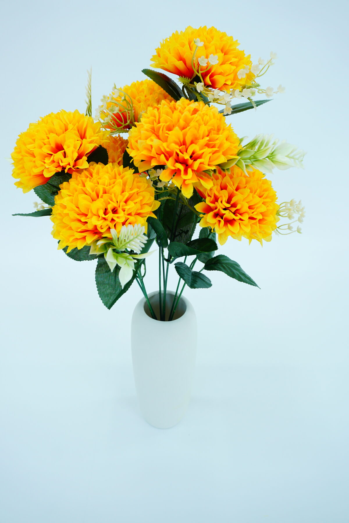 High-Quality Artificial Multi-Head Chrysanthemum Bouquet for Home Decoration - Image 2