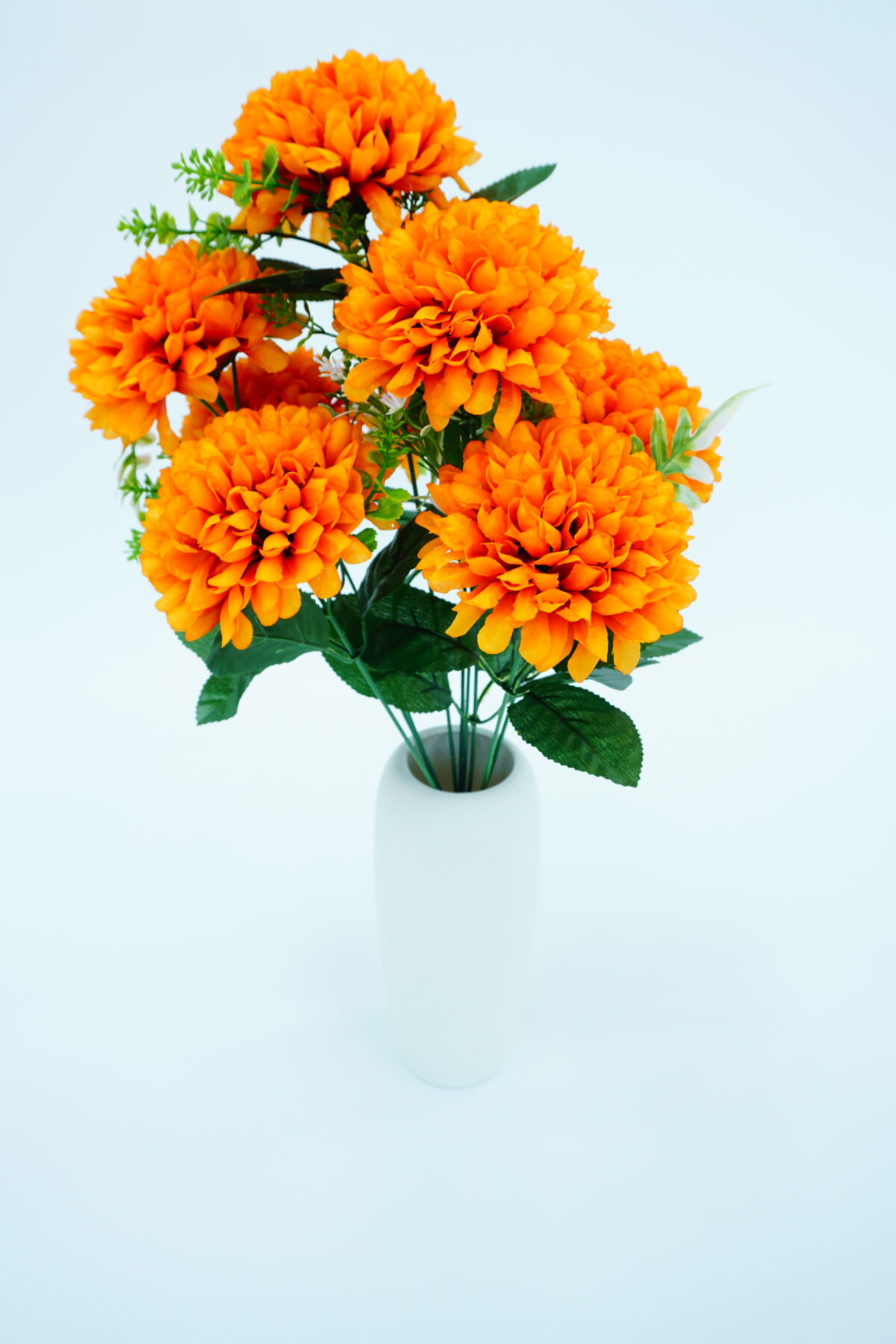 Autumn Color Artificial Chrysanthemum for Vase Decoration, Never Withers