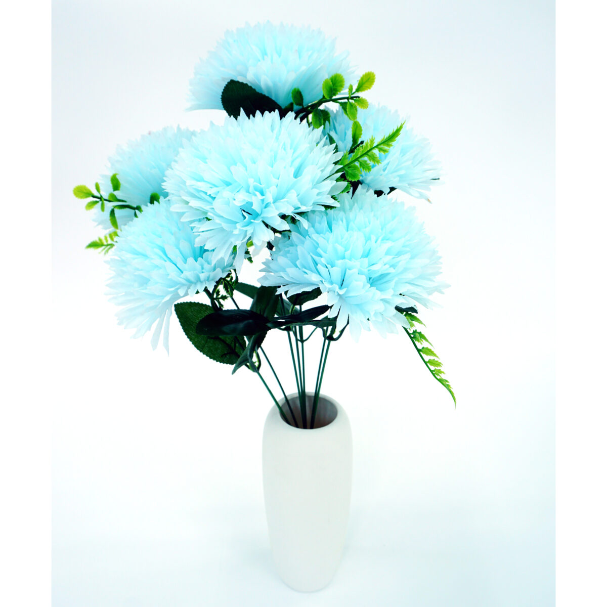 European-Style Bridal Faux Flower Bundle with Ribbons and Natural-Look Detail - Image 3