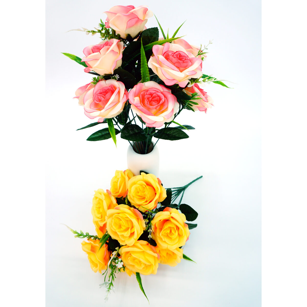 Retro Style Fake Flower Bouquet for Photography Studio or Artistic Decor