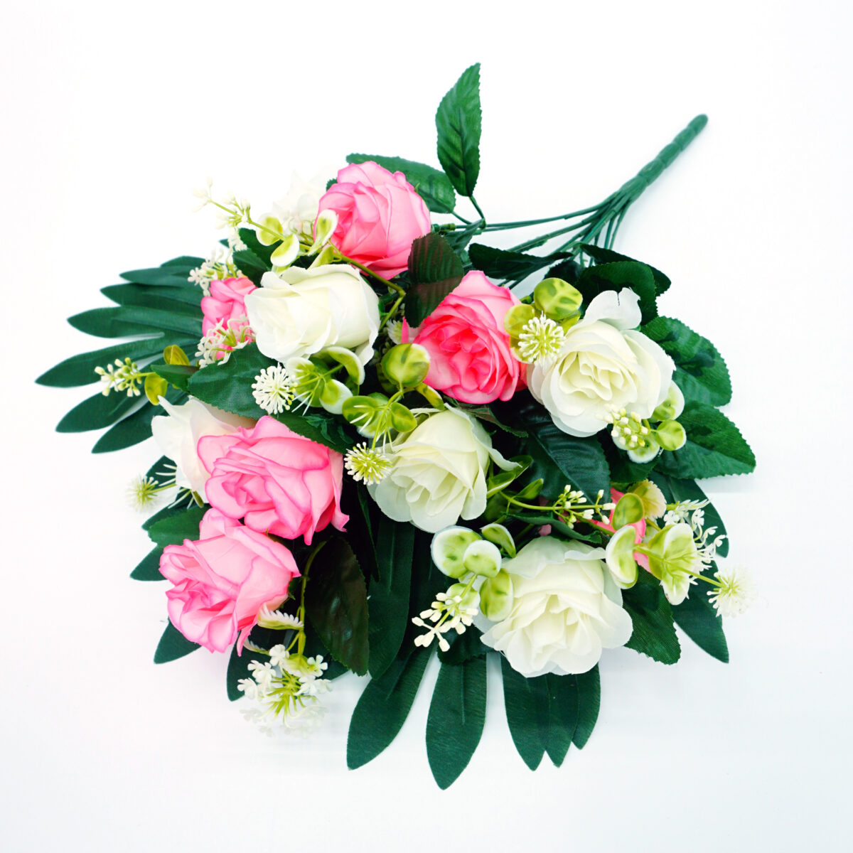 memorial artificial flowers, cemetery silk flowers, grave decoration flowers, funeral faux flowers, tribute flower arrangement - Image 4