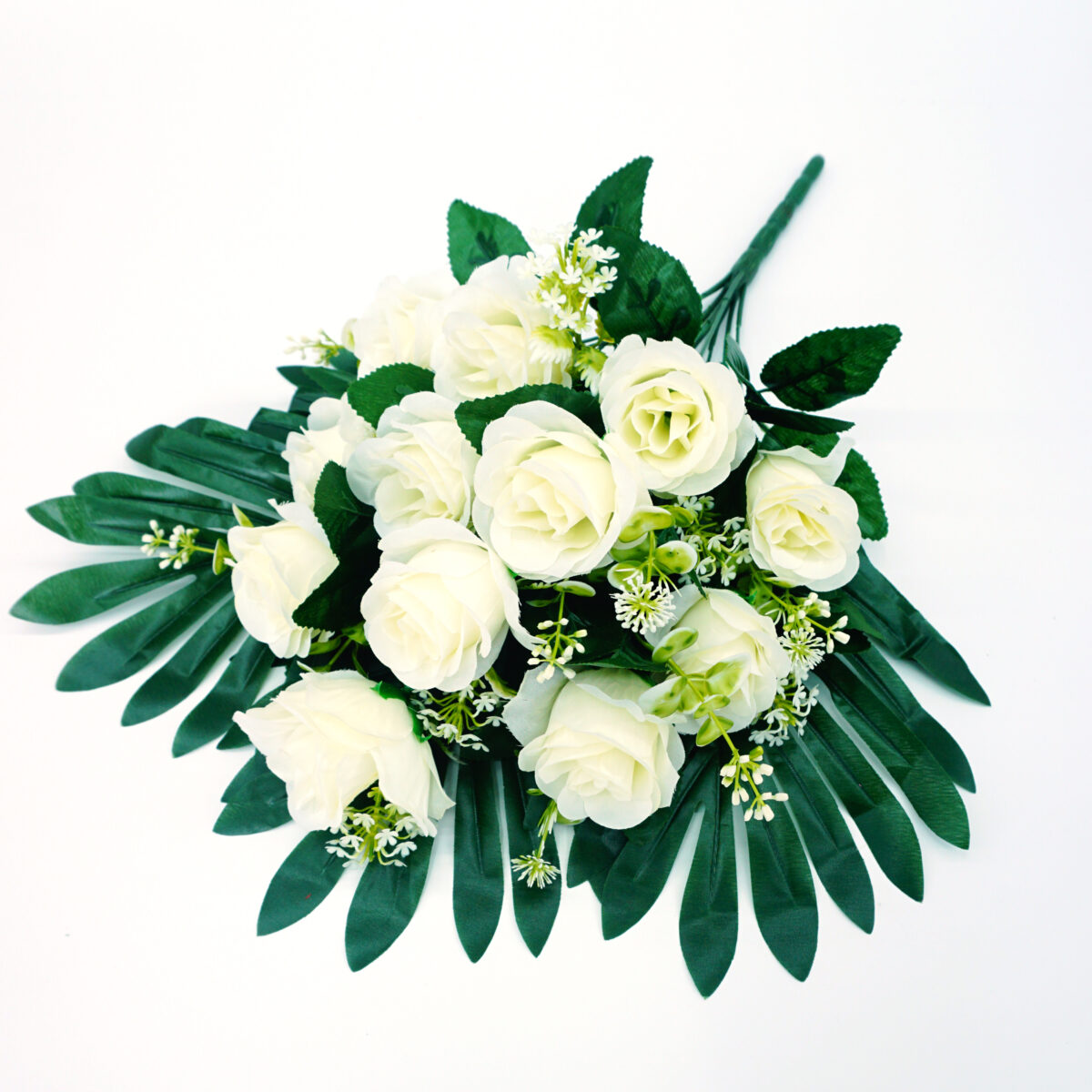 memorial artificial flowers, cemetery silk flowers, grave decoration flowers, funeral faux flowers, tribute flower arrangement