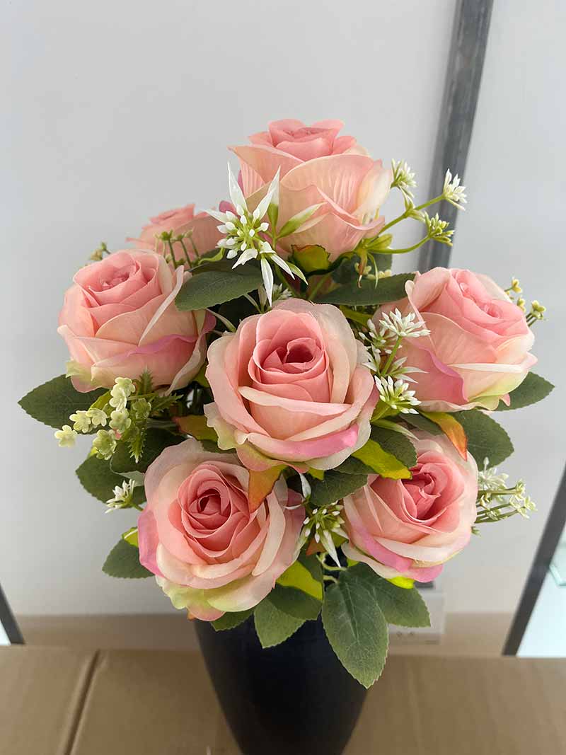 Bottled rose arrangement 12 flowers